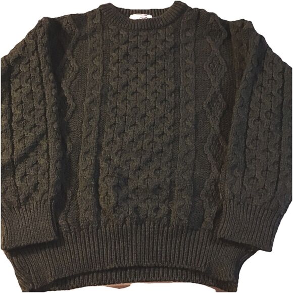 Kerry Woollen Mills Killarney Irish Fisherman Men Traditional Sweater 100% Wool - Picture 5 of 5
